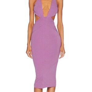 X revolve Dana dress in lavender